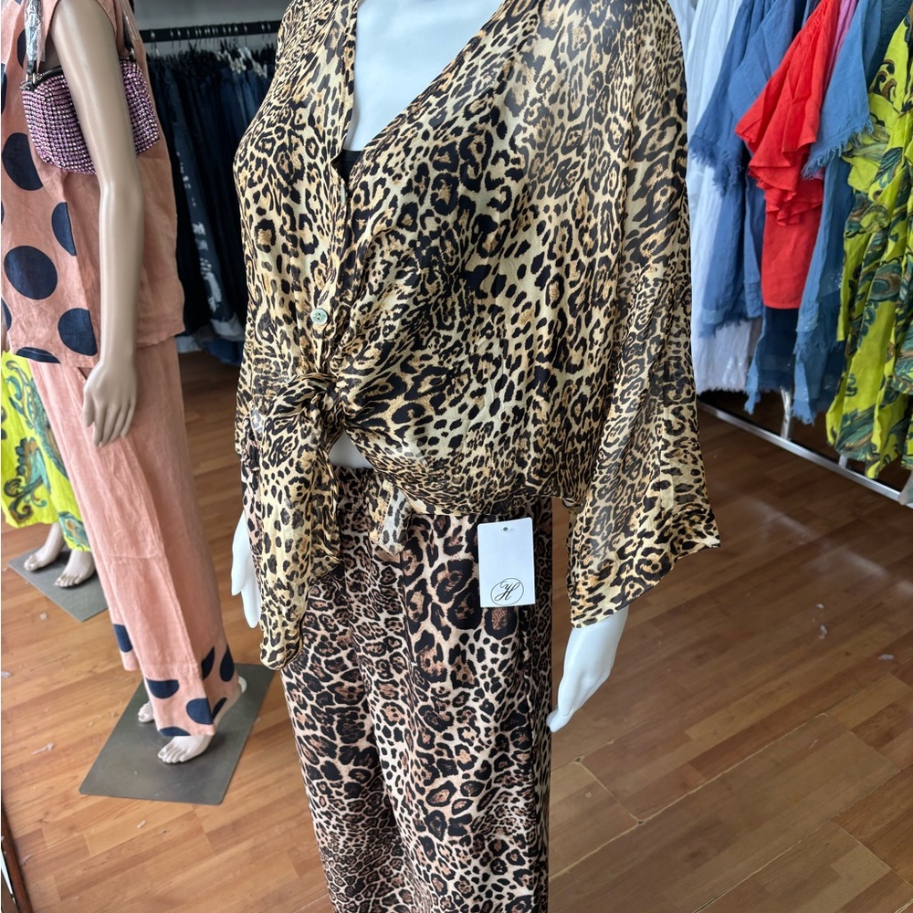 Leopard Print Women Top
